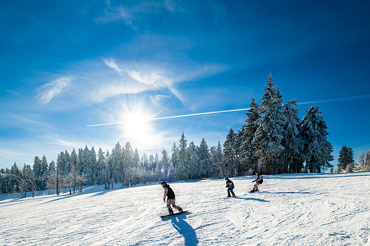 Ski und Snowboardfahren in Altenberg