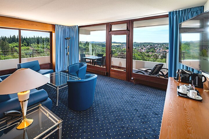 AHORN Harz Hotel Braunlage Panorama Suite Wohnbereich