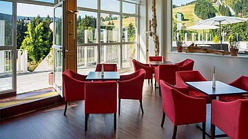 [Translate to český:] Best Western Ahorn Hotel Oberwiesenthal Panorama Lounge
