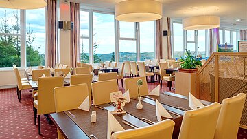 [Translate to český:] AHORN Hotel Am Fichtelberg Halbpensionsrestaurant