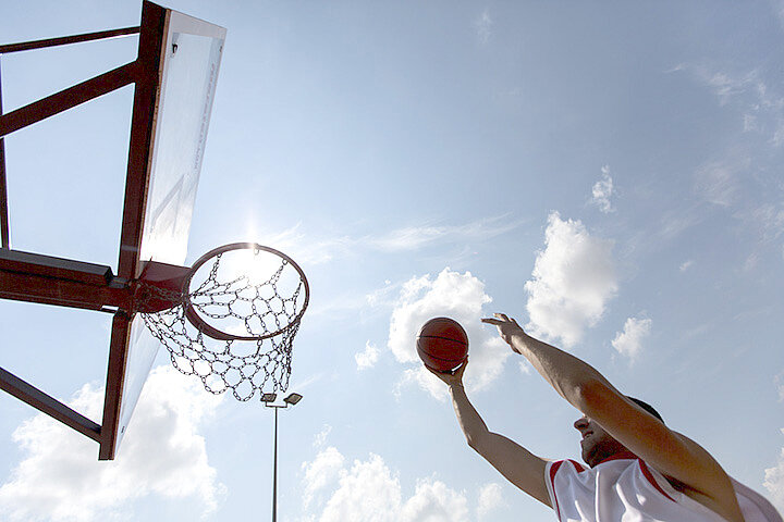 Basketballfeld im AHORN Panorama Hotel Oberhof