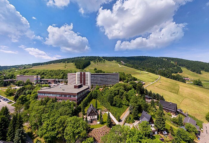 AHORN Hotel Am Fichtelberg Luftaufnahme