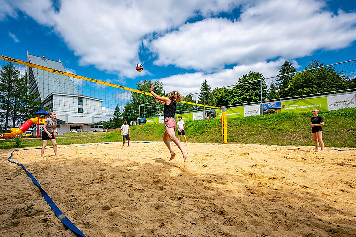 Beachvolleyball im AHORN Panorama Hotel Oberhof