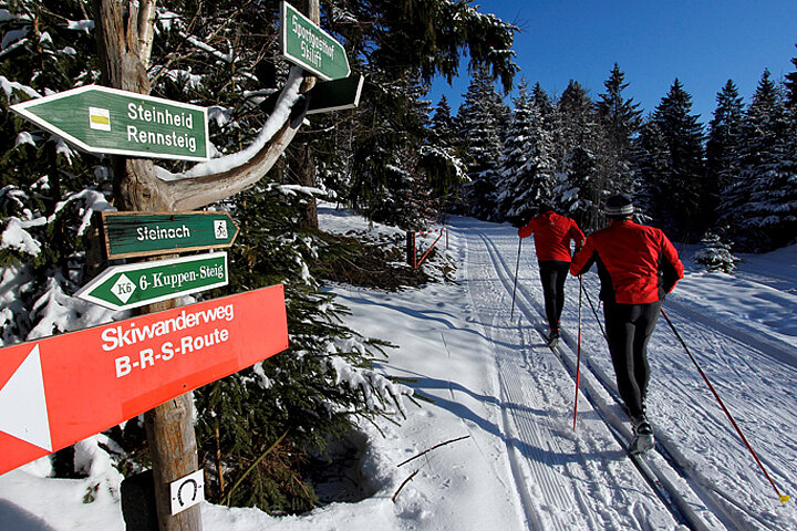 Winter sports at the Rennsteig