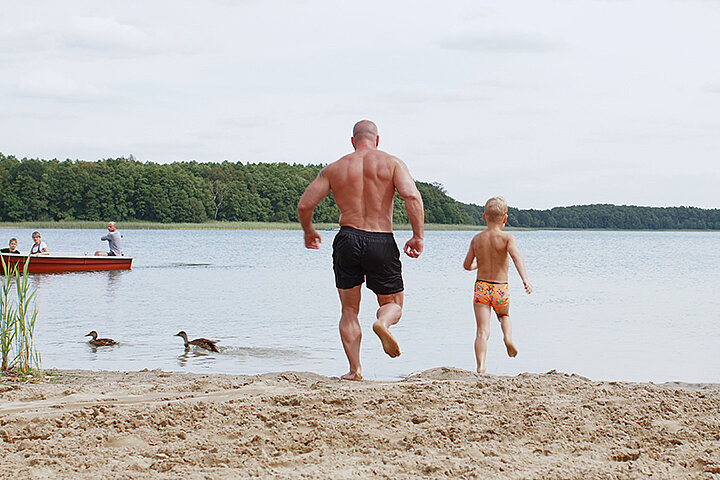 Badestrand am Lübbesee