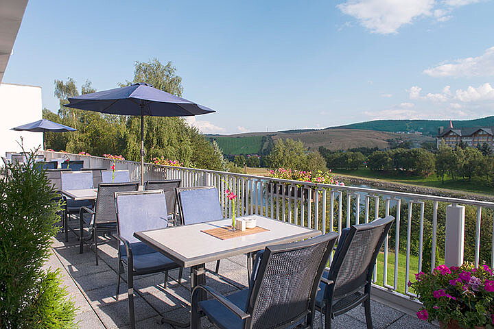 View from terrace on Oberwiesenthal