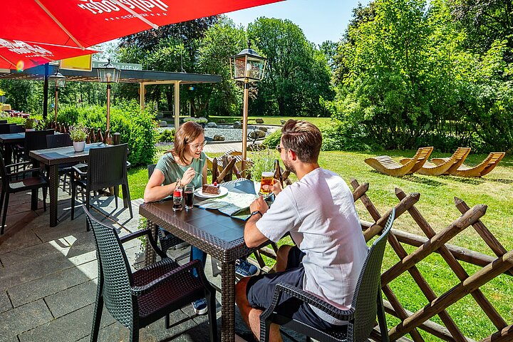 AHORN Harz Hotel Braunlage Biergarten 