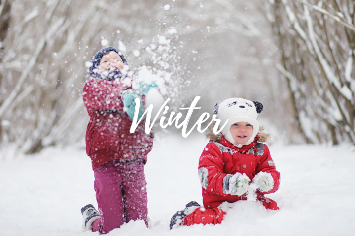 Kinderspaß im Schnee