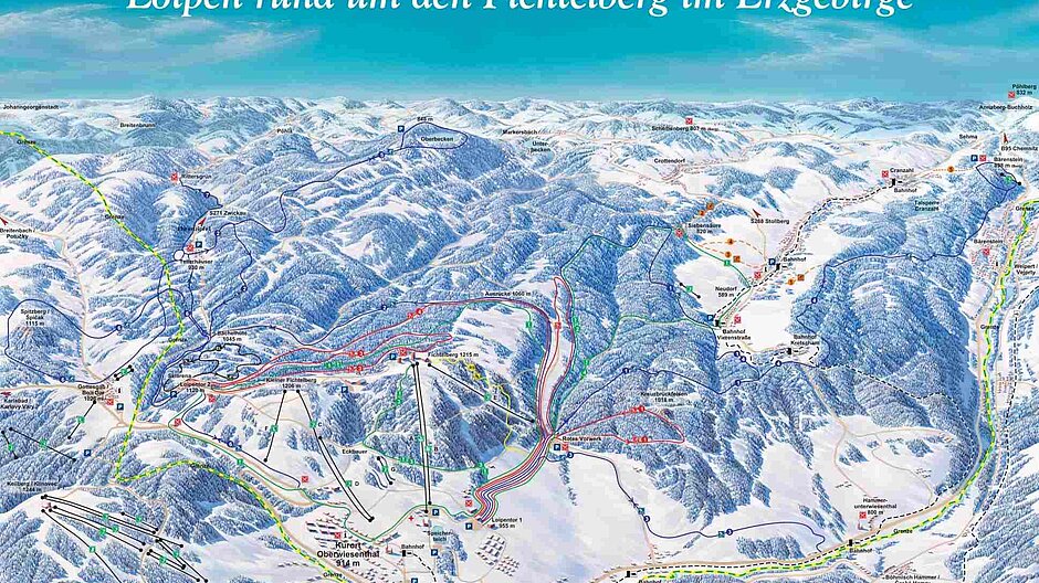 Loipennetz Fichtelberg Loipennetz Fichtelberg