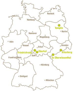 AHORN Hotels & Resorts Standorte AHORN Hotels & Resorts Standorte